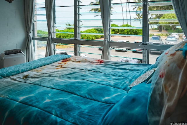 53-549 Kamehameha Hwy Unit 211, Hauula, HI 96717 - bedroom with concrete block wall