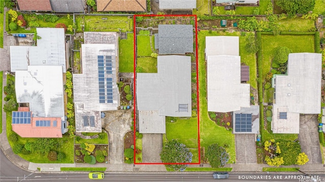 3313 Manoa Rd, Honolulu, HI 96822 - aerial view of residential area with property boundaries highlighted