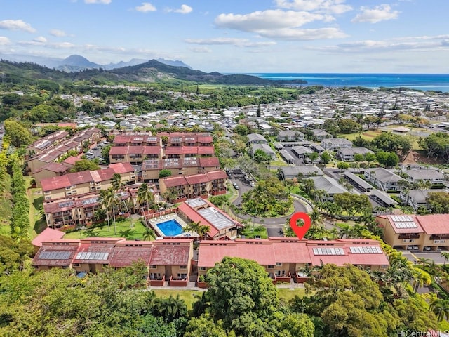 46-63 Emepela Pl Unit P205, Kaneohe, HI 96744 - bird's eye view of a water and mountain view