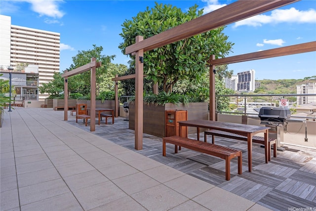 1717 Mott Smith Dr Unit 2811, Honolulu, HI 96822 - view of patio with a grill