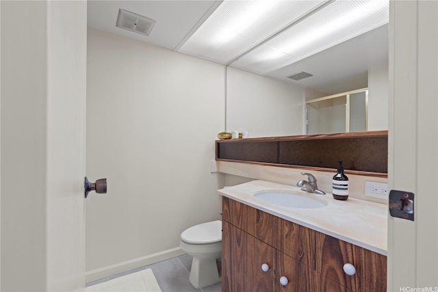 1717 Mott Smith Dr Unit 2811, Honolulu, HI 96822 - bathroom featuring vanity, a shower stall, and tile patterned flooring