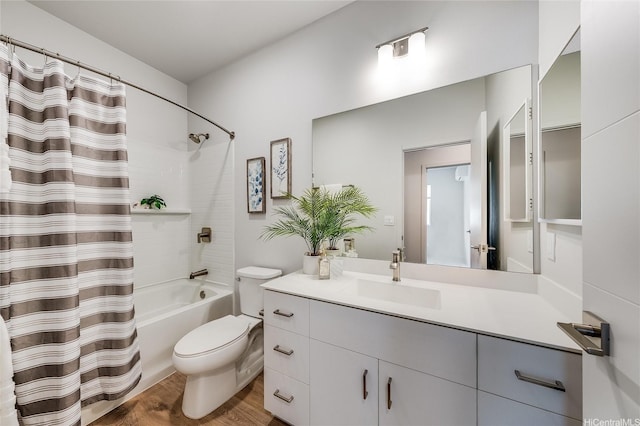 91-1804 Kohanahana Loop, Ewa Beach, HI 96706 - full bath with vanity, shower / bath combination with curtain, and wood finished floors
