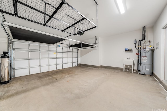 91-1804 Kohanahana Loop, Ewa Beach, HI 96706 - garage featuring electric water heater and baseboards