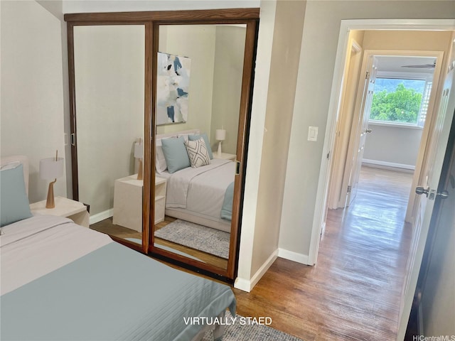 46-035 Konohiki St Unit 3832, Kaneohe, HI 96744 - bedroom with wood finished floors and a closet