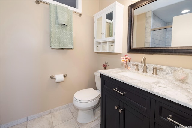 92-1020 Palailai Pl, Kapolei, HI 96707 - full bath with vanity, a tile shower, and tile patterned floors