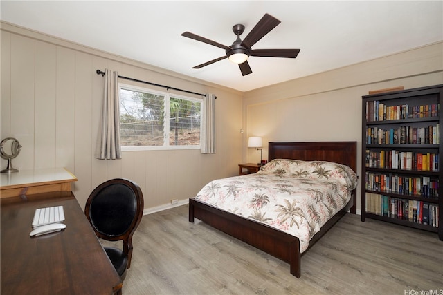 92-1020 Palailai Pl, Kapolei, HI 96707 - bedroom featuring wood finished floors and ceiling fan
