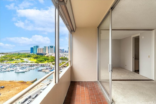 1676 Ala Moana Blvd Unit 1303, Honolulu, HI 96815 - balcony with view of marina, a city view, and a water view