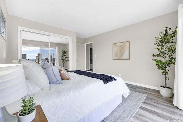 625 Iolani Ave Unit A304, Honolulu, HI 96813 - bedroom with wood finished floors and baseboards