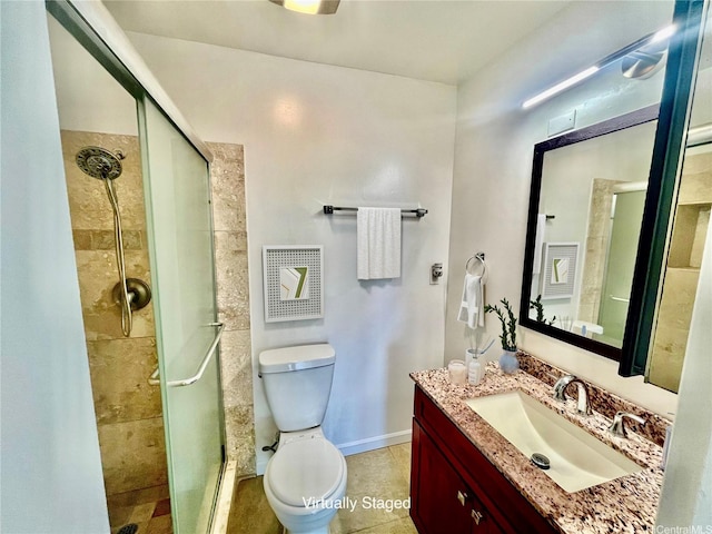 51-636 Kamehameha Hwy Unit 4412, Kaaawa, HI 96730 - bathroom featuring a stall shower, vanity, and tile patterned floors