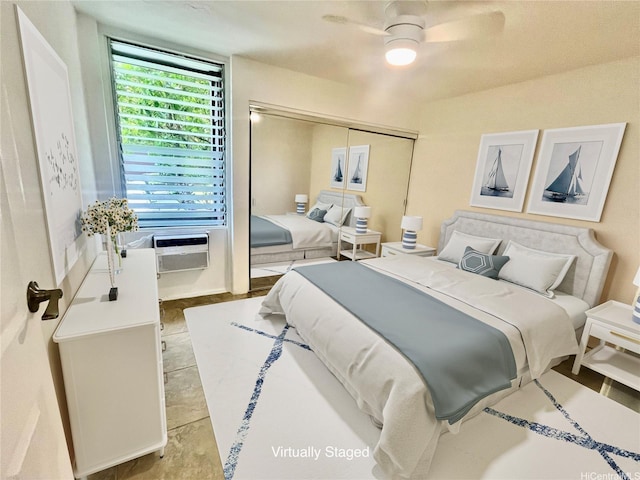 51-636 Kamehameha Hwy Unit 4412, Kaaawa, HI 96730 - bedroom with a closet and ceiling fan