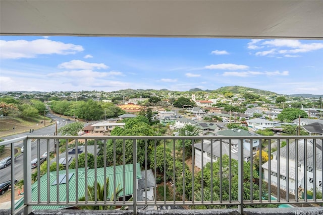 1687 Pensacola St Unit 1004, Honolulu, HI 96822 - balcony with a residential view