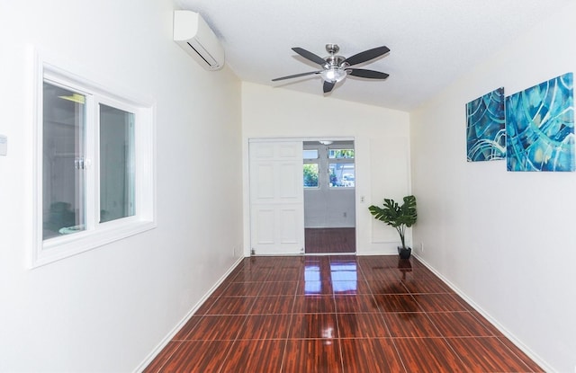 91-196 Wailohia Pl, Ewa Beach, HI 96706 - corridor with a wall unit AC and lofted ceiling