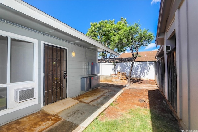 91-196 Wailohia Pl, Ewa Beach, HI 96706 - view of yard featuring a wall mounted AC
