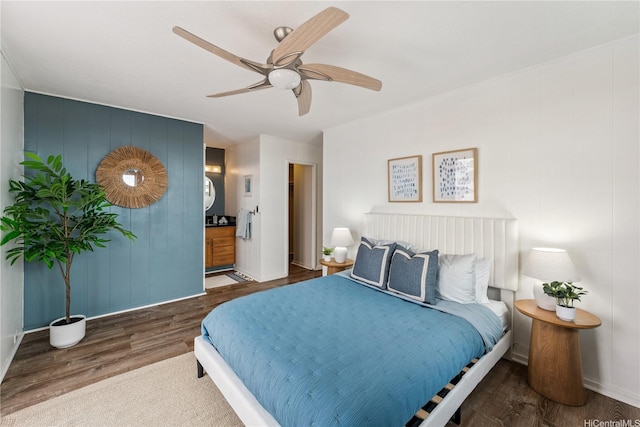 92-434 Kaiaulu St, Kapolei, HI 96707 - bedroom featuring wood finished floors and a ceiling fan