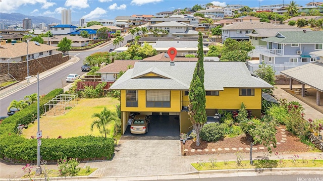 4692 Likini St, Honolulu, HI 96818 - aerial perspective of suburban area featuring mountains