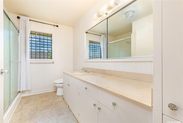 4692 Likini St, Honolulu, HI 96818 - full bath with a shower with shower door and vanity