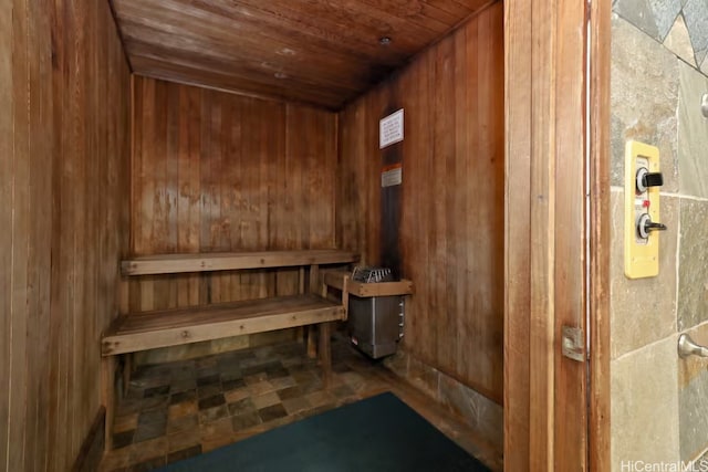 445 Seaside Ave Unit 3316, Honolulu, HI 96815 - relaxing sauna / steam room featuring wood ceiling and wood walls