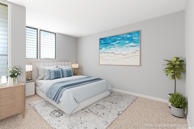 927 Prospect St Unit 606, Honolulu, HI 96822 - bedroom featuring light carpet and baseboards