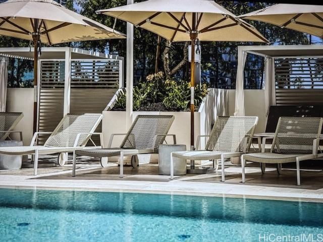 1000 Auahi St Unit 403, Honolulu, HI 96814 - outdoor pool with a patio area