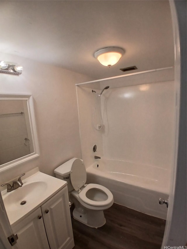 750 Kanoa St Unit 305, Honolulu, HI 96817 - full bath with  shower combination, vanity, and wood finished floors