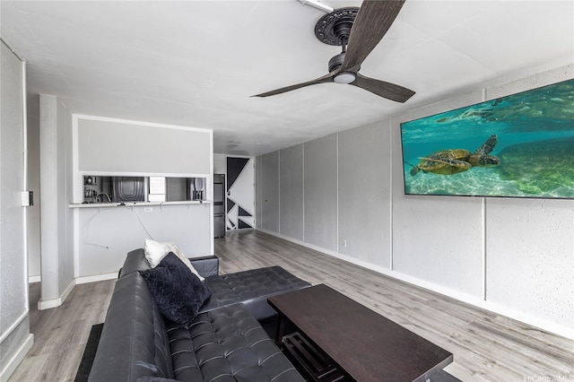 95-20 Waihonu St Unit C805, Mililani, HI 96789 - workout room featuring wood finished floors and a ceiling fan