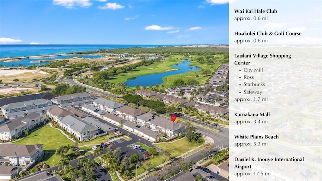 91-2220 Kaiwawalo St Unit 1001, Ewa Beach, HI 96706 - aerial perspective of suburban area with a nearby body of water