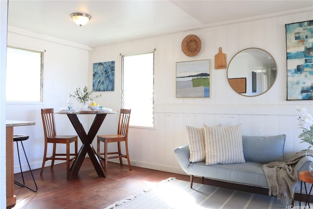 87-1894 Mohihi St, Waianae, HI 96792 - dining space with wood finished floors and crown molding
