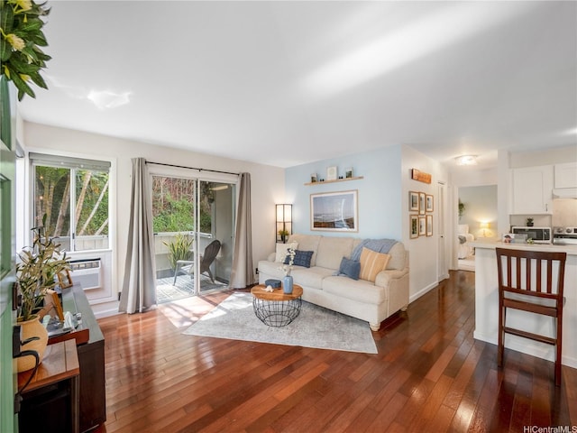 95-524 Wikao St Unit A101, Mililani, HI 96789 - living area featuring dark wood-style floors