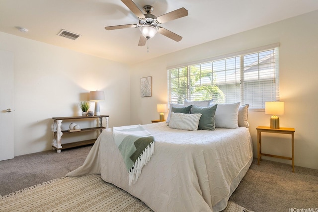 91-1221 Kanela St Unit M54, Ewa Beach, HI 96706 - bedroom with carpet floors and a ceiling fan