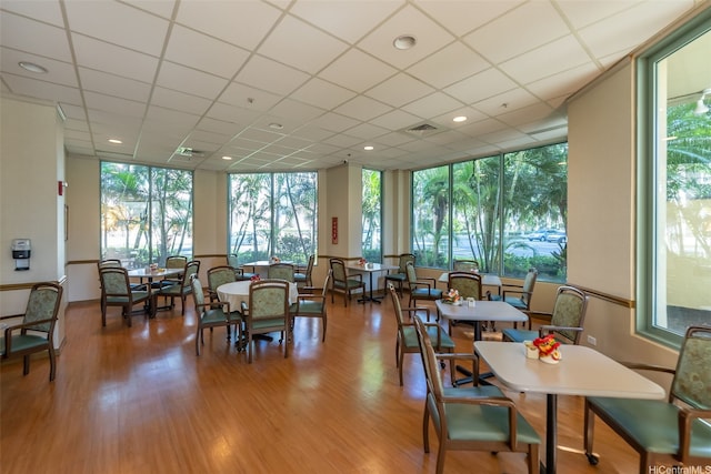 1314 Kalakaua Ave Unit 1407, Honolulu, HI 96826 - dining area with plenty of natural light and wood finished floors