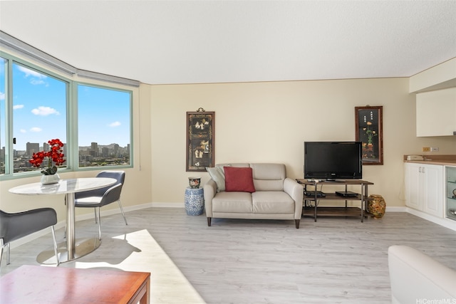 1314 Kalakaua Ave Unit 1407, Honolulu, HI 96826 - living area with light wood finished floors and plenty of natural light