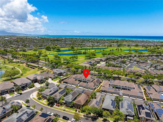 91-1312 Keoneula Blvd Unit 203, Ewa Beach, HI 96706 - aerial view of residential area with a large body of water and a local golf course