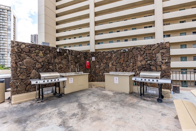 444 Niu St Unit 2403, Honolulu, HI 96815 - view of patio featuring a grill