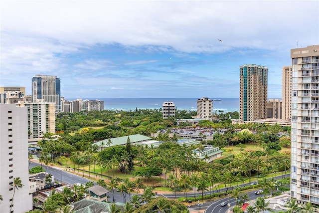 444 Niu St Unit 2403, Honolulu, HI 96815 - water view featuring nearby urban area