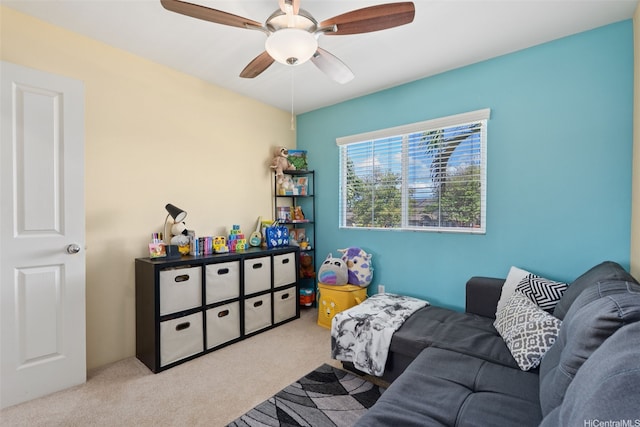 91-1021 Kaileolea Dr Unit H3, Ewa Beach, HI 96706 - bedroom with carpet flooring and a ceiling fan
