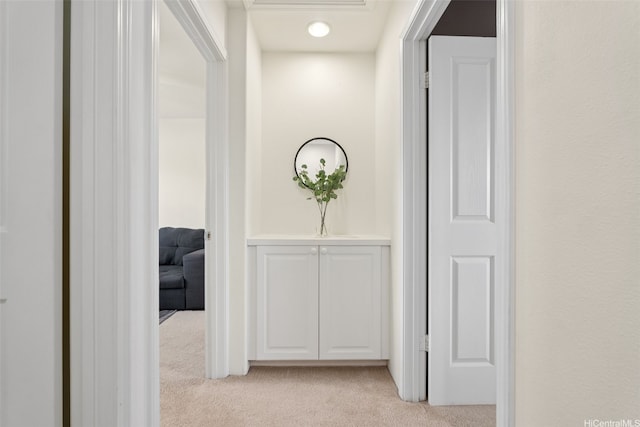 91-1021 Kaileolea Dr Unit H3, Ewa Beach, HI 96706 - hallway featuring light carpet and recessed lighting