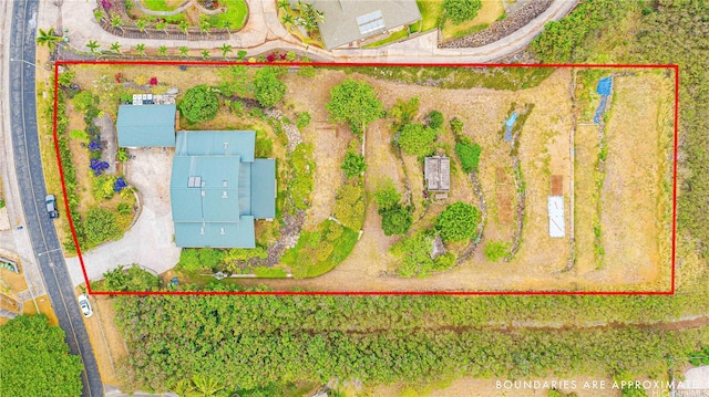 84-1369 Maunaolu St, Waianae, HI 96792 - aerial view of property's location with property boundaries highlighted