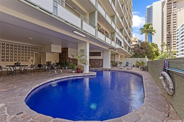 445 Kaiolu St Unit 401, Honolulu, HI 96815 - community pool featuring a patio
