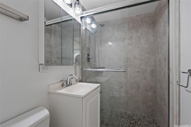 445 Kaiolu St Unit 401, Honolulu, HI 96815 - bathroom with a stall shower and vanity