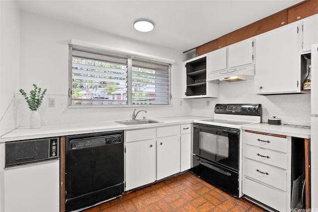 94-1069 Anania Cir Unit 16, Mililani, HI 96789 - kitchen with black appliances, under cabinet range hood, and light countertops