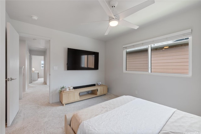 91-1641 Honouliuli St Unit 42, Ewa Beach, HI 96706 - carpeted bedroom featuring a ceiling fan