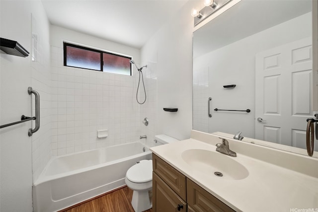 91-1517 Wahane St, Kapolei, HI 96707 - full bathroom featuring vanity, washtub / shower combination, and wood finished floors