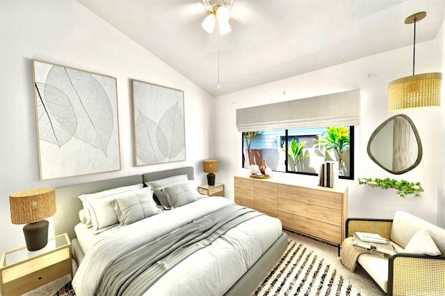 91-1517 Wahane St, Kapolei, HI 96707 - bedroom with vaulted ceiling and light carpet