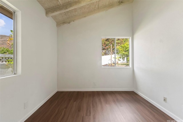 1482 Honokahua St, Honolulu, HI 96825 - empty room featuring dark wood-style flooring and baseboards
