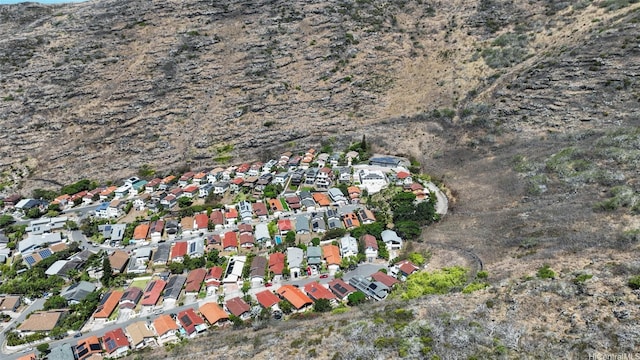 1482 Honokahua St, Honolulu, HI 96825 - aerial view of property and surrounding area with a mountain backdrop and nearby suburban area