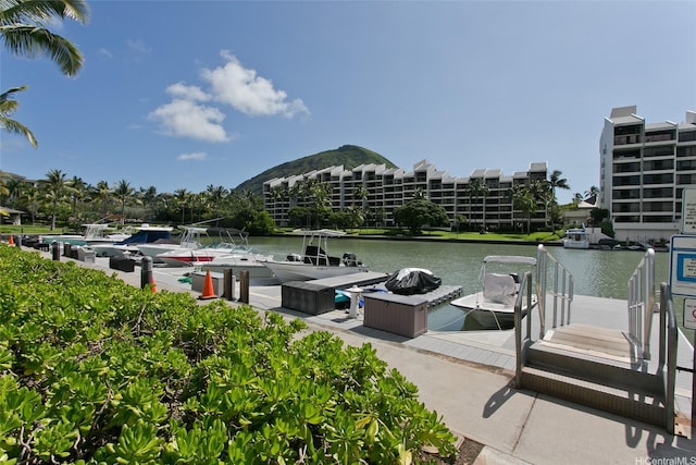520 Lunalilo Home Rd Unit 8107, Honolulu, HI 96825 - dock featuring a water view