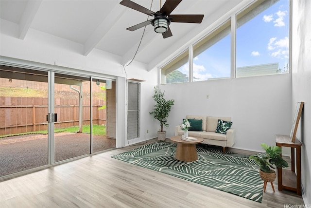 94-043 Keahilele St Unit 114, Mililani, HI 96789 - sunroom / solarium with a ceiling fan and an outdoor living space