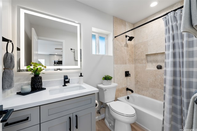 1076 Kahili St, Kailua, HI 96734 - full bathroom featuring vanity and shower / bath combo with shower curtain