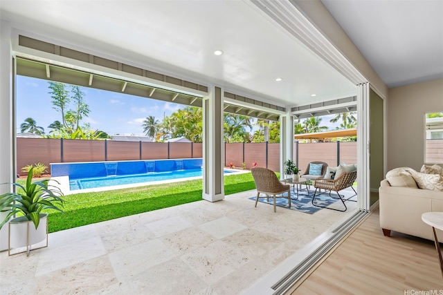 1076 Kahili St, Kailua, HI 96734 - fenced backyard with a patio