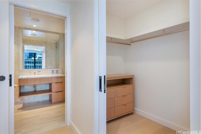 1100 Ala Moana Blvd Unit 3600, Honolulu, HI 96814 - spacious closet featuring light wood-style flooring
